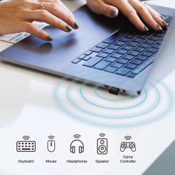 Logilink Bluetooth 5.3 adapter USB-A with LED Black