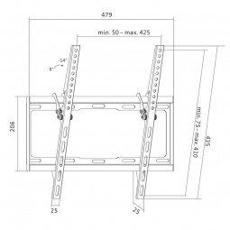 Logilink BP0012 TV wall mount 32-55