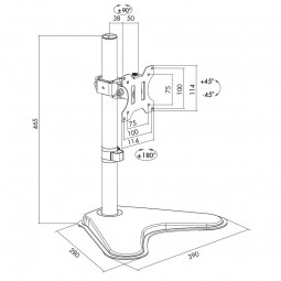 Logilink BP0044 Monitor Desk Stand