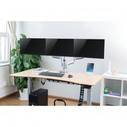 Logilink BP0052 Triple alumium monitor desk mount, tilt -90/+90, swivel -90/+90, level adjustment -90/+90
