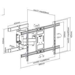 Logilink BP0115 TV Wall Mount 43