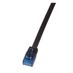 Logilink CAT6 U-UTP Patch Flat Cable 10m Black