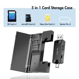 Logilink CR0049 USB 3.2 Gen1 Card Reader Black