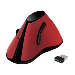 Logilink Ergonomic Vertical Wireless Mouse Red