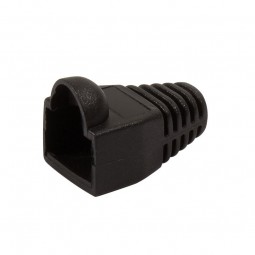 Logilink J45 plug strain relief boot 5,8mm 100db Black