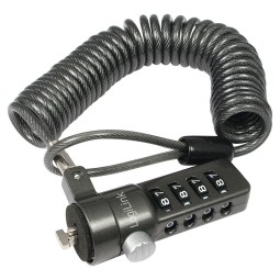 Logilink NBS004 Notebook security lock with combination Black