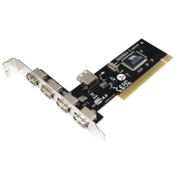 Logilink PC0028 PCI interface card USB 2.0 4+1