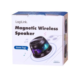 Logilink SP0073 Bluetooth Speaker magnetically attached LED Black