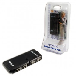 Logilink USB 2.0 Hub 4-port Black