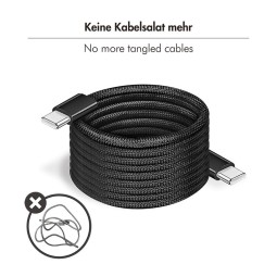 Logilink USB 2.0 Type-C C/M to C/M 100W cable 1,5m Black