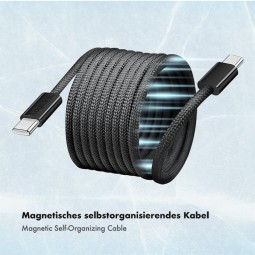 Logilink USB 2.0 Type-C C/M to C/M 100W cable 1,5m Black