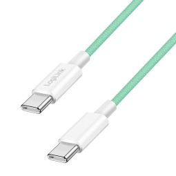 Logilink USB 2.0 Type-C C/M to C/M cable 1m Green