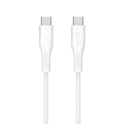 Logilink USB 2.0 Type-C cable C/M to C/M 60W 1,5m White