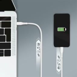 Logilink USB 2.0 Type-C cable C/M to C/M 60W 1,5m White
