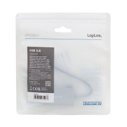 Logilink USB 3.0 adapter USB-A/M to HDMI-A/F 1080p 0,15m Grey