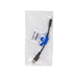 Logilink USB 3.2 Gen1 Type-C cable C/M to USB-A/M 0,15m Black
