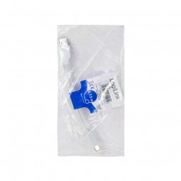 Logilink USB 3.2 Gen1 Type-C cable, C/M to USB-A/M 0,15m White