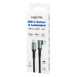 Logilink USB 3.2 Gen2 Type-C male/male 100W 4K cable 0,5m Black