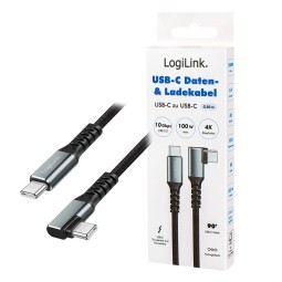 Logilink USB 3.2 Gen2 Type-C male/male 100W 4K cable 0,5m Black