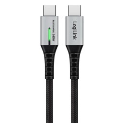 Logilink USB 3.2 Gen2x2 Type-C cable C/M to C/M 240W 4K 0,5m Black