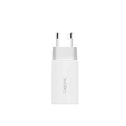 Logilink USB-C charger 2xUSB-C (PD 3.0/QC 4.0) 65W White
