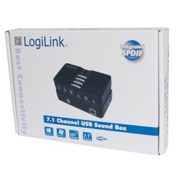 Logilink USB Sound Box 7.1 Channel Black