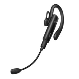 Logilink Wireless ear-clip mono headset BT 5.4, USB-C 100 hours detachable microphone Black