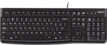 Logitech K120 USB Keyboard Black UA