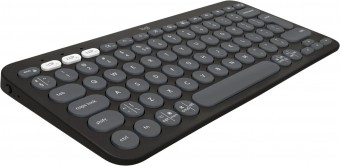 Logitech K380s Pebble Keys 2 Bluetooth Keyboard Tonal Grapphite US