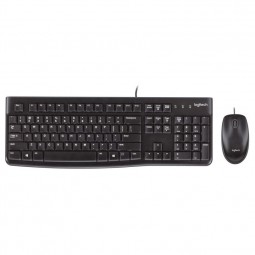 Logitech MK120 USB Keyboard + Mouse Black DE