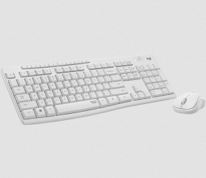 Logitech MK295 Silent wireless keyboard +mouse White HU