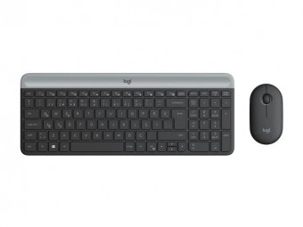 Logitech MK470 Slim Wireless Keyboard and Mouse Combo Graphite UK