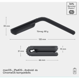 Logitech Mobi Fold for Business Wireless Bluetooth Mouse Graphite