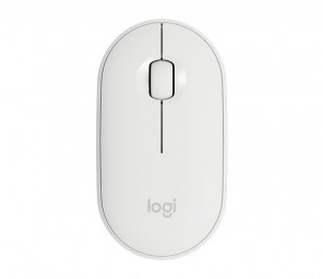 Logitech Pebble M350 Wireless/Bluetooth Off White