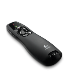 Logitech R400 Laser Presentation Remote Red Laser Black