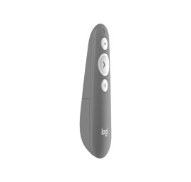 Logitech R500s Laser Presentation Remote Wireless Presenter Red Laser Mid Grey
