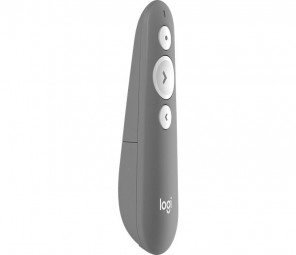 Logitech R500 Laser Presentation Remote Red Laser Grey
