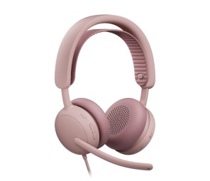 Logitech Zone Wired 2 for Business Teams version Headset Rose