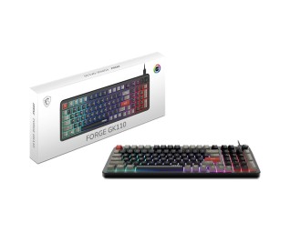 Msi FORGE GK110 Gaming Keyboard Black HU