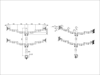Multibrackets M VESA Deskmount Officeline Quad 15