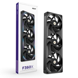 NZXT F360X 360mm Performance RGB Single-Frame Fan Black