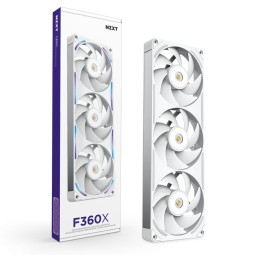 NZXT F360X 360mm Performance RGB Single-Frame Fan White