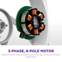 NZXT F360X 360mm Performance RGB Single-Frame Fan White