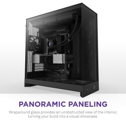 NZXT H9 Flow (2025) Tempered Glass Black
