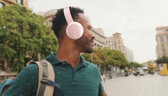 Philips On-ear Headband Wireless Headphone Pink