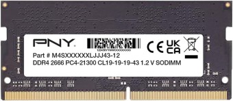 PNY 16GB DDR4 2666MHz SODIMM Black