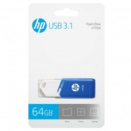 PNY 64GB x755w USB Flash Drive USB3.1 Blue