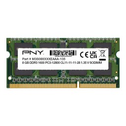 PNY 8GB DDR3 1600MHz SODIMM OEM