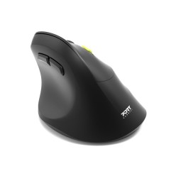 Port Designs Right-hand 2.4 GHz Bluetooth rechargeable Ergo Mouse Black