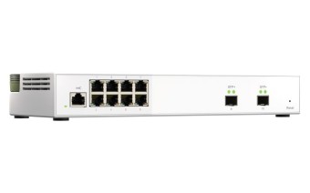 QNAP QSW-M2108-2S Entry-level 10GbE and 2.5GbE Layer 2 Web Managed Switch for SMB Network Deployment